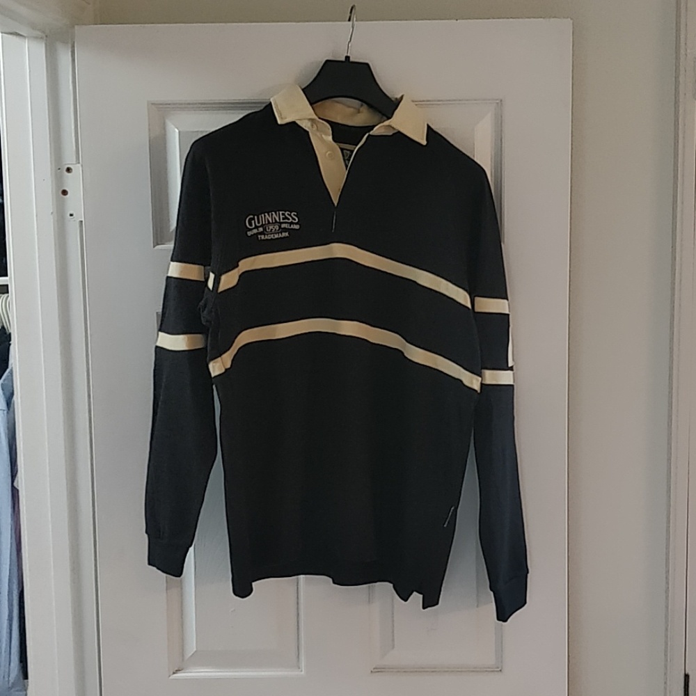 Guinness rugby style shirt, new no tags
